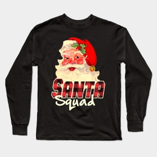 Santa Squad Christmas for Women Long Sleeve T-Shirt